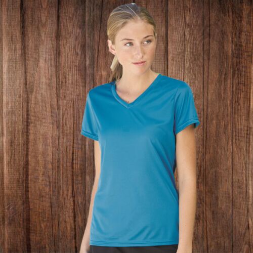 2792 Women's V-Neck Wicking T-Shirt Thumbnail
